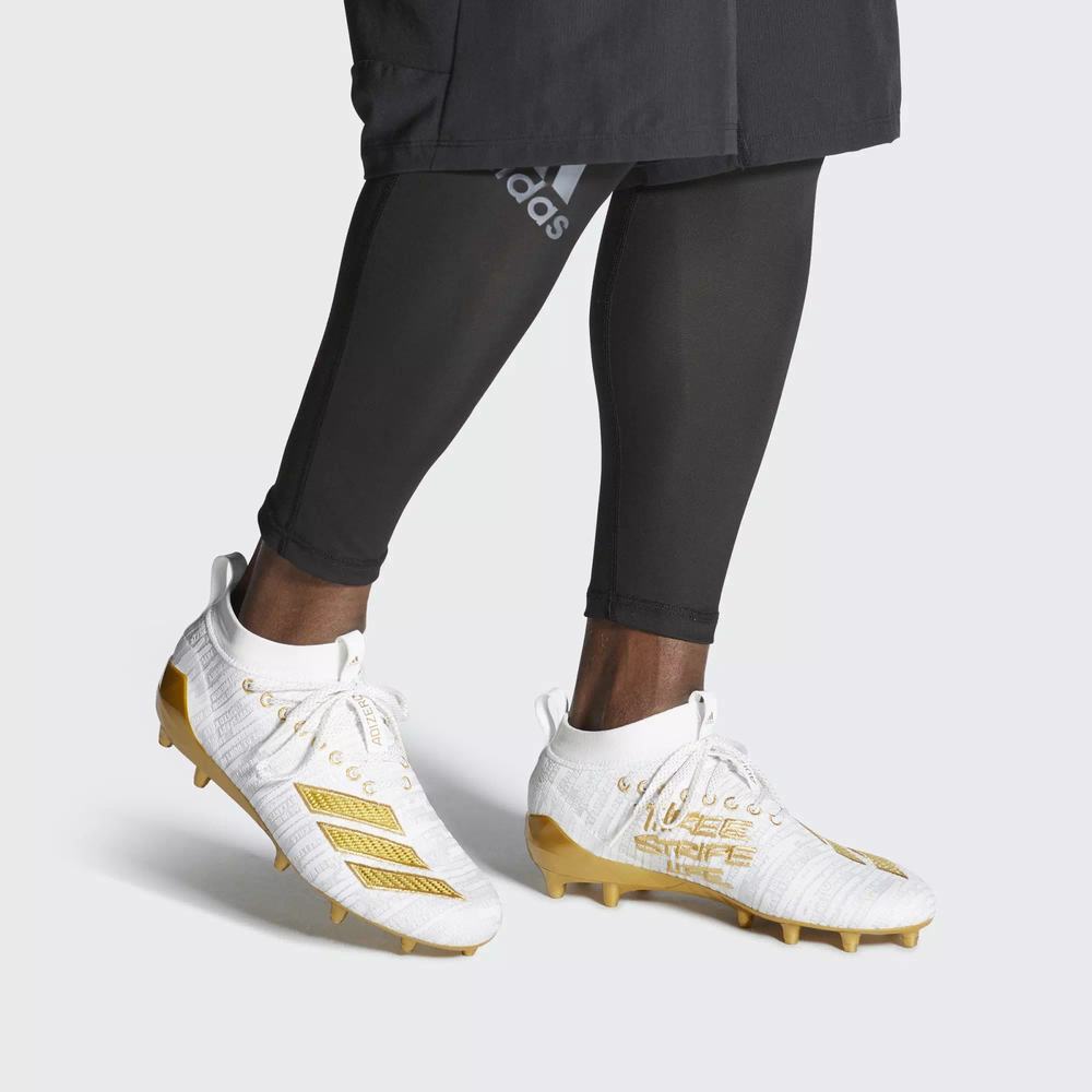 Adidas Adizero 8.0 Tacos de Futbol Blancos Para Hombre (MX-78890)